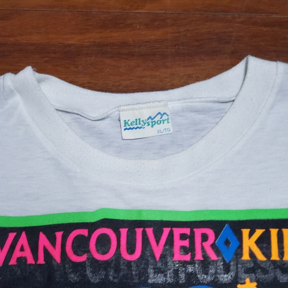 Rare Vintage Vancouver Kiev Fit Trek Single Stitch T-shirt Size XL 100% Cotton - Picture 4 of 7
